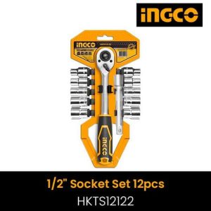 Socket Set 1/2” 12Pcs Ingco HKTS12122